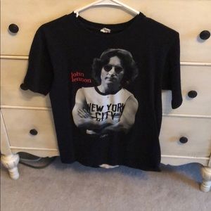 John Lennon band t shirt